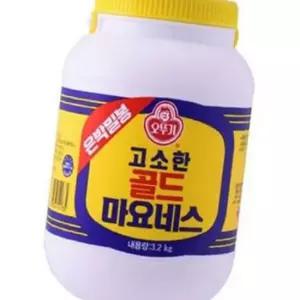 대용량 오뚜기 마요네즈 3.2kg 식용 고소한 골드 마요네즈 업소용 샐러드