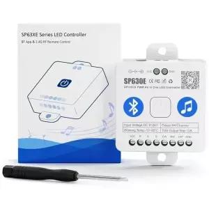 SP630E 블루투스 LED 컨트롤러 지원 PWM 단색 CCT RGB RGBW RGBCCT 또는 SPI TTL IC 칩 스트립 WS2811