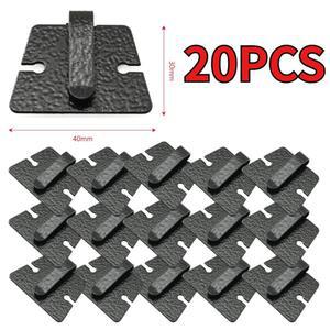 20개 마이크 홀더 클립 금속 자동차 라디오 걸이형 브래킷 클램프 (IC 2720H IC2820H TM241 호환)