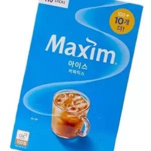 시원한 맥심 아이스 커피 믹스 찬물 맥심 커피 믹스 110개