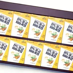 진도 울금 100과립 150g 울금스틱 강황가루 볶은 울금 가루 간편한 음용 울금 강황분말
