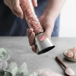 히말라야 핑크솔트 핑크 암염 그라인더형 식용 소금 500g