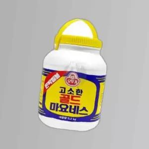 오뚜기 골드 마요네즈 은박 3.2Kg 벌크마요네즈 대용량 업소용 샐러드드레싱 식자재 식당용 음식점용