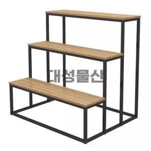 계단식 선반 화분 테이블 전시 사다리형 실내 꽃집 가방 신발 꽃 식물 진열 YB050