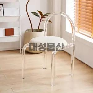아크릴의자 디자인 크리스탈 아크릴 고스트 의자 프라스틱 카페 투명 인테리어 심플 YA056