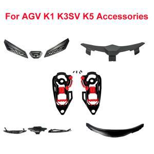 안전모선풍기 AGV K1 K3 K3SV K5 K5S MOTO VENT PARA 패드 보호대 커패시턴스 턱 오토바이 헬멧 코 라이닝 ACCESORIOS