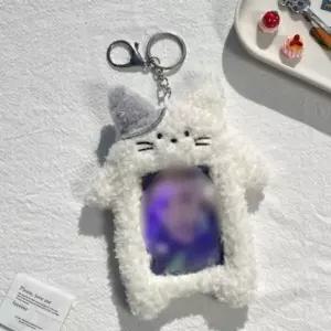 [하프클럽/]키링 털고양이 포카꾸미기 포카홀더 포토카드 포카키링