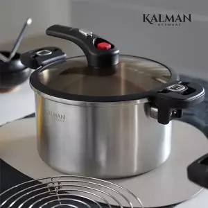 칼만 통3중 저압 스텐 냄비 6L