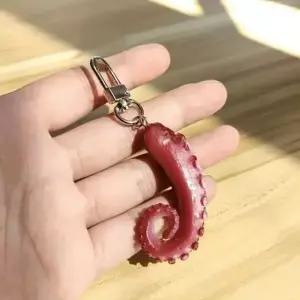 [하프클럽/]키링 복 친구 행운 문어다리 금전운 키홀더 우정 낚시