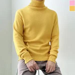 남자 빅사이즈 이우 목폴라 니트티 1P 봄가 간절기