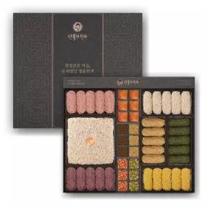 안복자한과 명인10호 찹쌀강정 유과 명절선물 2단세트