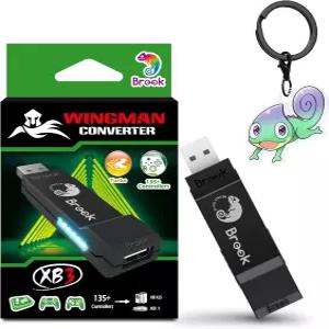 브룩 윙맨 XB 3 컨버터 - 게임 수준 향상 Xbox Series X/S One 및 리맵 터보 기능이 있는 PC용 무선 어댑터