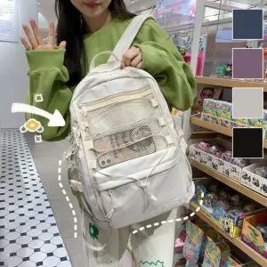[스타일하우스](스타일하우스)여행가방 보스턴백 배낭 남여공용 앞망사주머니 데일리 스트링 백팩