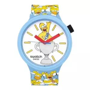 스와치 손목 시계 남성 젤리 THE SIMPSONS SB05Z100