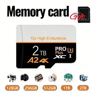 2026 2TB 메모리 카드 Tf SD 대용량 플래시 PC/폰/맥/카메라용 고속 드라이브