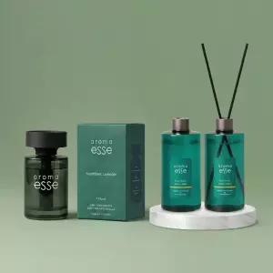 [본품+리필] 아로마엣세 딥코어 차량용방향제 디퓨저 175ml + 대용량 리필 1L 세트