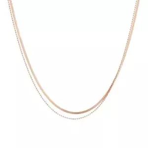 [비앤비골드] 14K 2mm 스네이크 뱀줄 볼 체인 레이어드 목걸이 IRN33558