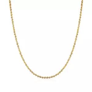 [비앤비골드] 14K 글램 1.8mm 트위스트 이태리 체인 목걸이 IRN40658