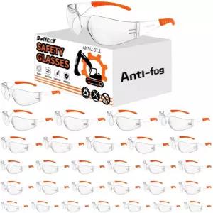 살프보이 안티 포그 랩어라운드 안전 안경 벌크 ANSI Z87.1 건설 야드 작업 실험실 인증 획득