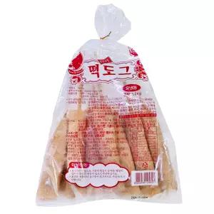 쌀떡간식 쌀떡도그 1.2kgX10봉(120gX100개) 포장전문점/바베큐소스용/회식용