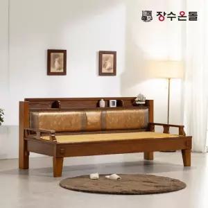 장수온돌 오월 황토볼확장형 포켓스프링보료 온열카우치 건강소파