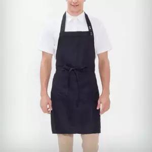 카페 공방 업소 앞주머니 쉐프 바리스타 앞치마 블랙