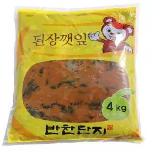 반찬단지 된장깻잎 4kg