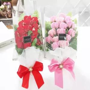 장미 꽃다발 15송이 레드 기념일 꽃 기념일선물