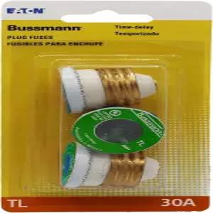 Eaton Bussmann TL 시리즈 30암페어 125Vac 및 IR 10kA 소매 포장 - 3개입