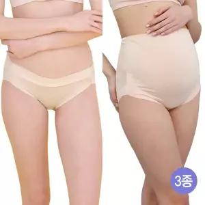 [쁘띠마리에] 에어셀 햄팬티 로우/오버 3매 국내생산 2type 5size 2color