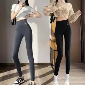 여성 슬림 스타일 하이웨스트 이 무봉제 9 기본 웨어