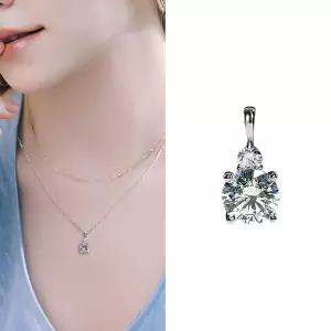 [골드앤] 14K 폴라리스 1캐럿 랩다이아몬드 펜던트