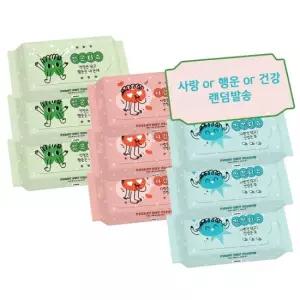 아트박스 숨 숨 소원에디션 포켓미니 8매10팩 여행용휴대용물티슈