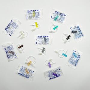 50 PCS 일회용 나사형 주입 바늘 고양이와 개에게 적합한 애완동물 관리실용 이중 날개