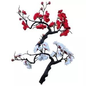 매화조화 매화 조화 꽃 가지 인테리어 인조 분재 나무 1p K358