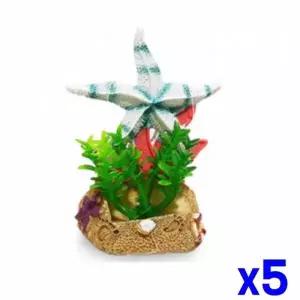 [셀러에이드]수족관 불가사리 장식 수조 모형 x5 5개 어항 꾸미기 소품