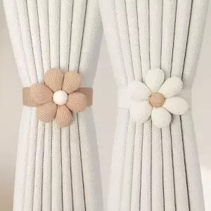 핏픽 커튼밴딩홀더 2p 타이백 커튼끈 이우 부자재