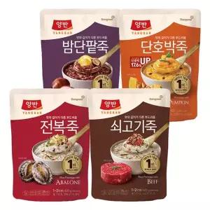 [동원]양반죽 (파우치) 420g 20개 전복죽 / 쇠고기죽 / 단호박죽 / 밤단팥죽..[36023833]