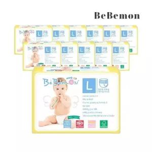 [베베몬]시즌2 팬티형 유아기저귀 대형(L) 8~12kg 32매 X 12Pack(3Box)