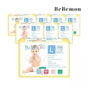 [베베몬]시즌2 팬티형 유아기저귀 대형(L) 8~12kg 32매 X 8Pack(2Box)