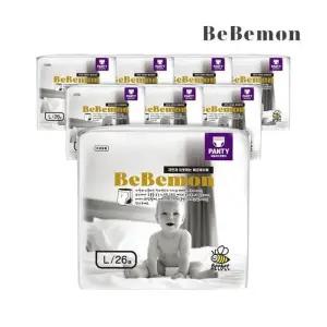 [베베몬]에코네이버 팬티형 유아기저귀 대형(L) 8~12kg(26매입) x 8Pack(2Box)