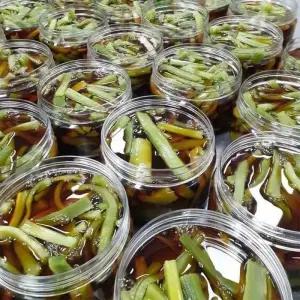 삼삼한 맛있는 아삭한 궁채 장아찌 500g