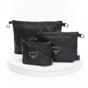 [오스프리]OSPREY 26SS Ultralight Zipper Sack Set 울트라라이트 지퍼색 세트 블랙 887787