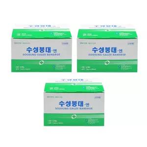 수성 거즈붕대 엔 7.5cm x 540cm 12개입 응급처치 드레싱 거즈 붕대 x3박스