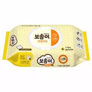 [보솜이] 13無 안심물티슈 캡형60매x6