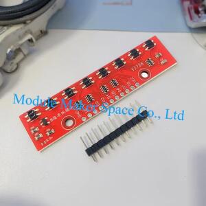 Arduino 스마트 자동차 및 로봇 DIY 프로젝트 용 1pcs 8 채널 IR 적외선 라인 추적 센서 모듈 배리어 감지