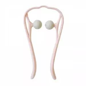 [콩심팥심]연한분홍 목안마기 마사지 목마사지 지기 휴대용안마기 미니