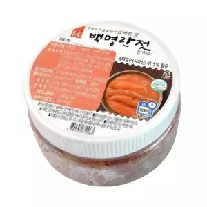 반찬단지 백명란젓 500g
