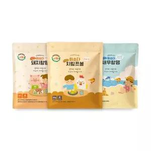 [보리보리/미소다]아기반찬 유아식 미소다 돼지랑땡 1개 + 치림프볼 1개 + 새우랑땡 1개
