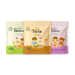 [보리보리/미소다]아기반찬 무항생제 미소다 한입치킨너겟 1개 + 치즈돈까스 1개 + 치림프볼 1개